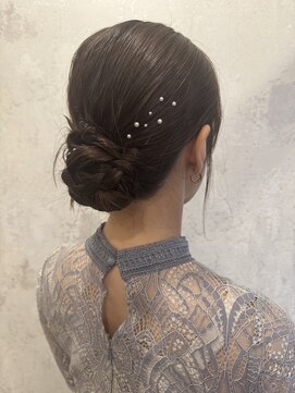 ヘアアレンジメント ボガスティーズ 溝の口店(Hair arrangement Vogusty's) カチモリ/韓国風/パーティー/ヘアアレンジ