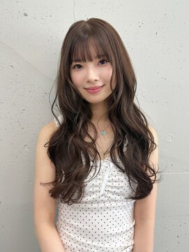 シーク 天神(SEEK) 松尾菫菜/ブリーチなしダブルカラー/ブラウンカラー/韓国ヘア