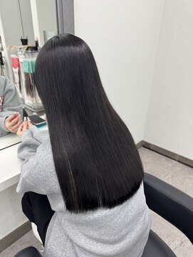 ガルボヘアー 桟橋店(garbo hair) 髪質改善 くせ毛 ストレート 縮毛矯正 艶髪 ロング 湿気対策
