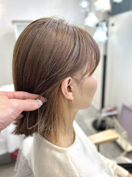 ヘアーアンドメイク ドレス(DRESS) ライトニングカラー 白髪ぼかし