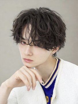 エデアンホンテン メンズサロン(EDEAN 本店 （旧：EDEAN 上通）) 熊本シャドウパーマ波巻きスパイラルセンターパート