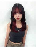 ブルーム 千葉ニュータウン(bloom)&nbsp;重めレイヤーにフレームカラーでオシャレ女性に！