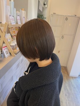 ジュエ ヘアー デザイン(Jue hair design) 首元すっきり丸みショート/ショートヘア/20代/30代/知立/刈谷