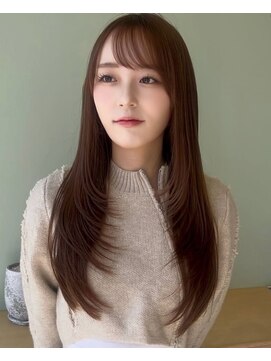 アールサロン アネックス 名駅(Rr SALON ANNEX) 韓国風ロング×髪質改善×ベージュ