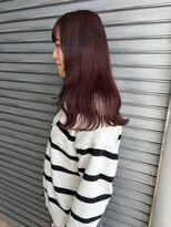 ロックス バイ マグ 松本(rocks BY MAG)&nbsp;ピンクグレープフルーツ透明感抜群こなれ大人可愛いピンクへア