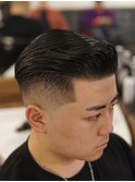 オールバックスキンフェードカットシェービング吉祥寺理容室