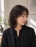 【髪質改善カラー】カット+白髪染めリタッチカラー+超音波ケアトリートメント