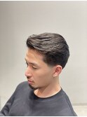 テーパーフェードリバースセンターパート ニュアンスパーマ 渋谷