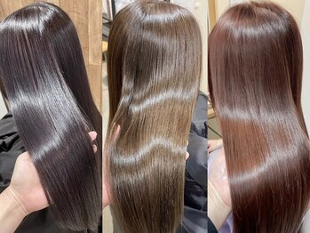 ソーホーヘアーアンドボタニカル 大橋店(SOHO hair & botanical)の写真/髪質改善から縮毛矯正まで対応！髪の状態に合わせた薬剤選定で理想の美髪・艶髪を目指す◎