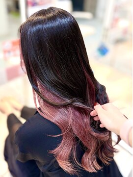 プロデュース 相模原店(Produce) 推し活カラー☆インナーカラー～チェリーレッド～