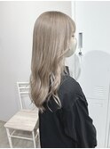 ミルクティーグレージュブリーチダブルカラーハイトーン/横浜駅
