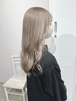 ユウル 横浜(juhl.)&nbsp;ミルクティーグレージュブリーチダブルカラーハイトーン/横浜駅