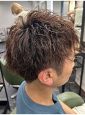men'sスパイラルパーマ