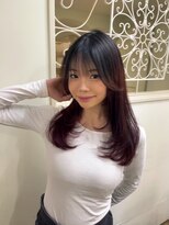 エクファ ヘア シェリル 草津 南草津店(ex-fa hair cherir)&nbsp;イメチェン/ピンクベージュ/アンブレラカラー/前髪/南草津