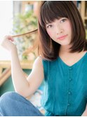 *+COVER HAIR+*…斜めバングの☆ハンサムミディa