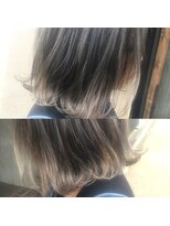 モノ アンド イニ(Mono & inni)&nbsp;【奈良/inni hair】キリッパボブ ナチュラルハイライト