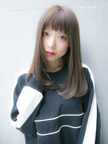 ルティア(Lutia) アッシュグレー 重ためバング☆