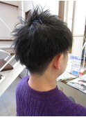【見附・今町】刈り上げ×ツーブロック×アップバング