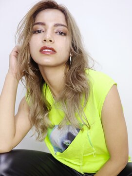 アルバム 渋谷パルコ(ALBUM) ハイブロンドベージュ_外ハネボブアッシュブラウン_46500