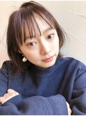 OLさんにも人気！シースルーバングと外はねボブ《Belle銀座》