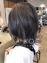 ケーオーエスビューティー(K O S beauty)&nbsp;グレージュ×外ハネレイヤー