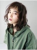 【本八幡FLIP B AVEDA】セミウェットなウェーブミディ