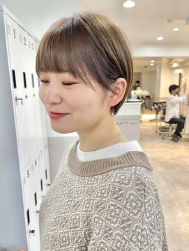 グラフ 蔵前(GRAFF) 大人可愛い20代30代ショートボブ_ダブルカラー【GRAFF銀座】