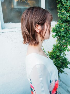 美容室 コーストアール 稲毛店(coast-R) ガーリー切りっぱなしショート【稲毛駅】