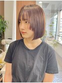 ◎ミニボブ/顔まわりウルフ