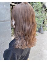 大人可愛い20代30代40代/透明感ベージュカラー