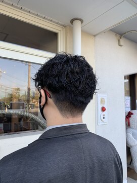 ブリリアントヘアー 下関長府(brilliant hair) センターパート×スパイラルミックス