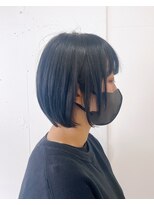 リッチアンドアンジー(RICCI&ANGIE)&nbsp;ブルーブラックショートボブ