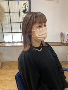 コミレ(COMILE) 脱白髪染めインナーデザイン　ブリーチなし
