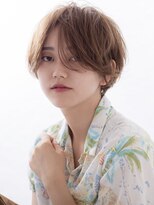 ファチュール(fAture.)&nbsp;大人カジュアルひし形ハンサム丸みショートボブ30代40代50代☆