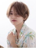 大人カジュアルひし形ハンサム丸みショートボブ30代40代50代☆
