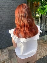 ロンドエニカ 大宮(Lond enika)&nbsp;艶カラー暖色カラーオレンジベージュ【大宮美容室】