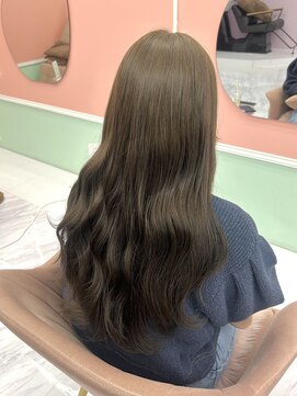 ガーランド(Girland) 【girland】オリーブベージュ 韓国風/レイヤーカット