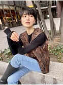 40代50代60代大人可愛い小顔ショートカットハイライト