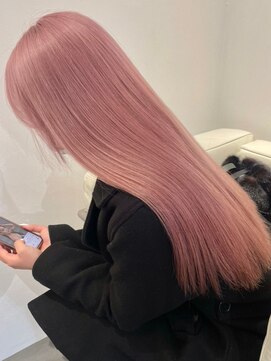 ベレーザシェルト(Beleza scelto) 3541ニュアンスカラーホワイトピンクオンブレミルクティーピンク