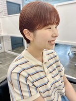 キートス 高知店(kiitos)&nbsp;○耳かけくびれマッシュショート暖色カラー20代30代40代