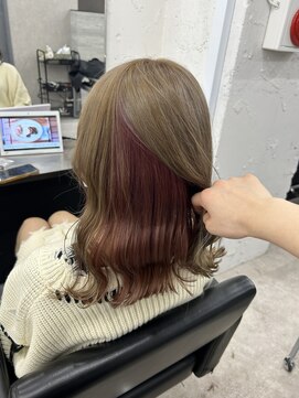 プライズ 所沢プロぺ通り店(prize) ミルクティーカラー インナーピンク 所沢