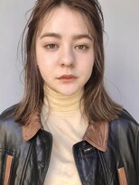 アンドレイ 表参道(andrey)&nbsp;デザインカラー/レイヤーカット/ウェットヘア/オリーブベージュ