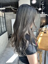 レーベン(LEBEN)&nbsp;【ブリーチなしダブルカラー】透け感グレージュ★