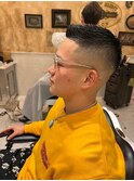 アイビーカット スキンフェード  短髪バーバー