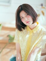 モッズヘア 越谷(mod's hair)&nbsp;切りっぱなし丸みボブ前下がりヘルシースタイルtk3越谷
