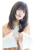 ミディアムレイヤー 顔周りカット ウルフカット20代 30代 40代