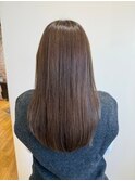 冬のうる艶ストレート 似合わせカラーと極潤トリートメント