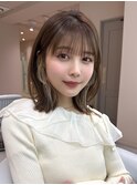 ボブディオリーブベージュ髪質改善縮毛矯正フェイスレイヤー