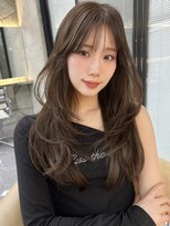 サイン 表参道(SIGN)&nbsp;韓国ヘアーハッシュカットレイヤーカットグレージュブリーチ無し