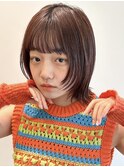 切りっぱなしボブ　外ハネボブ　姫カットレイヤー　シャギーボブ